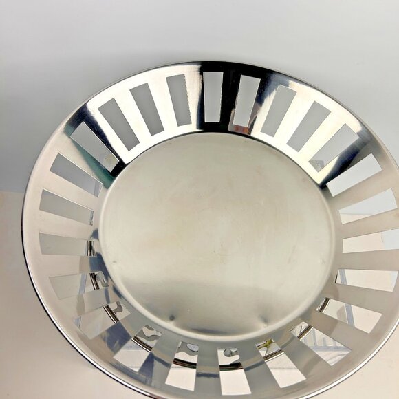 George J. Sowden Bodum Polished Stainless Steel Design 13" Bowl 1987 Sereno - Picture 6 of 16